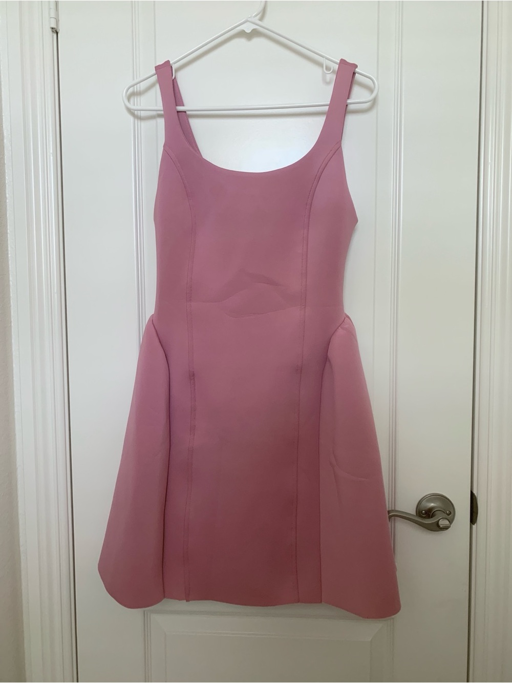 Anthropologie Maeve Pink Scuba Mini Dress XS NWT